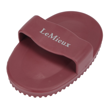 Rubber rosborstel LeMieux Rood