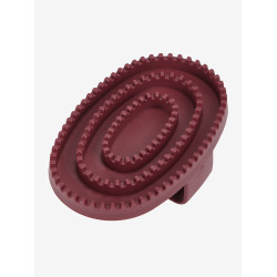 Rubber rosborstel LeMieux Rood