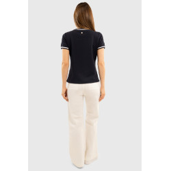 T-shirt Harcour Belsara dames Marine Marineblauw T-shirt Harcour Belsara dames Marine Marineblauw