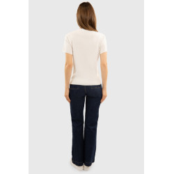 T-shirt Harcour Tzimi dames Wit