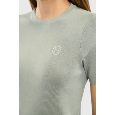 T-shirt Harcour Tzimi dames Kolibrie Groen