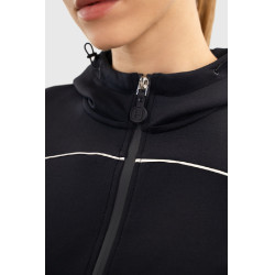 Gebreide hoodie met rits Harcour Bryssea Marine Marineblauw Gebreide hoodie met rits Harcour Bryssea Marine Marineblauw