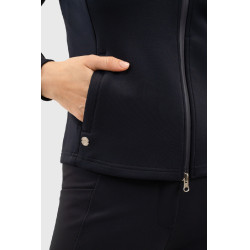 Gebreide hoodie met rits Harcour Bryssea Marine Marineblauw Gebreide hoodie met rits Harcour Bryssea Marine Marineblauw