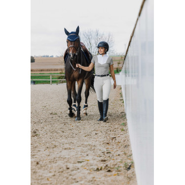 Polo Equithème Tokyo Taupe Bruin Polo Equithème Tokyo Taupe Bruin