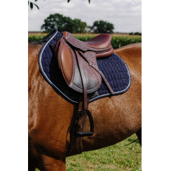 Zadelpad Equithème Eclat Marine Marineblauw