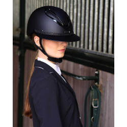 Afneembare rand voor Lami-Cell Strass-helm Zwart