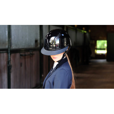 Afneembare rand voor Lami-Cell Glossy helm Zwart