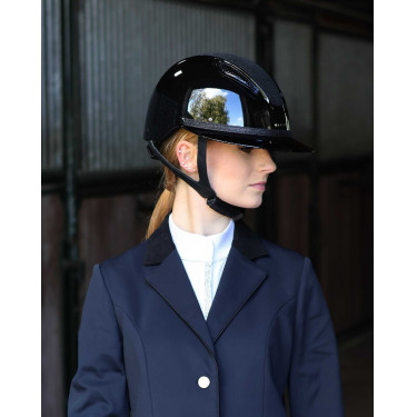 Afneembare bies voor Lami-Cell Glitter helm Zwart