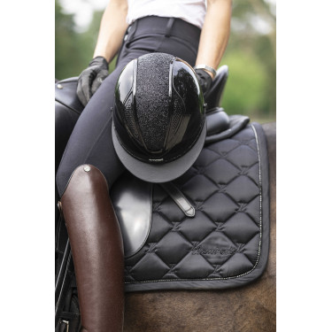 Afneembare bies voor Lami-Cell Glitter helm Zwart