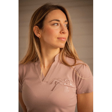 Polo Pénélope Josie Beige / roze Polo Pénélope Josie Beige / roze