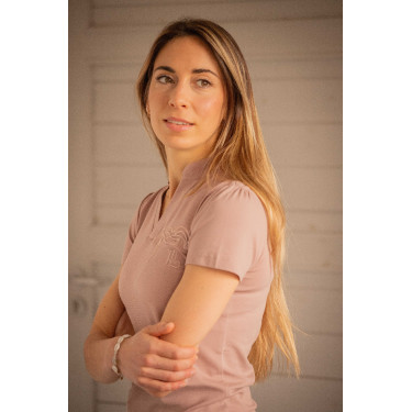 Polo Pénélope Josie Beige / roze Polo Pénélope Josie Beige / roze