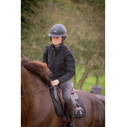 Pénélope matte helm met lange klep Mat zwart Pénélope matte helm met lange klep Mat zwart