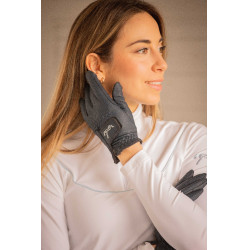 Paardrijhandschoenen Pénélope Lyoni Marine Marineblauw