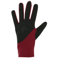 Gants Equi-Theme Knit digital Noir / prune