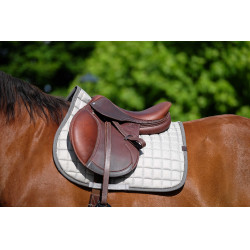 Zadeldek Equithème Chic Lichtgrijs