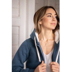 Sweater Pénélope Tressy Denim Blauw