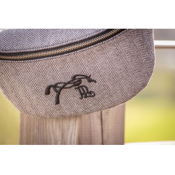 Heuptasje Pénélope Chevron Zwart