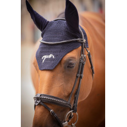 Paardendeken Pénélope Katoen Marine Marineblauw
