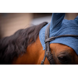 Paardendeken Pénélope Katoen Lagoonblauw