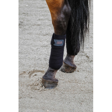 Equithème polobandages set van 4 Zwart