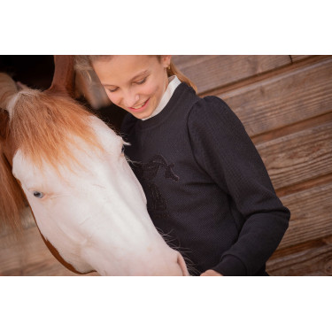 Sweater Pénélope Clotilde Zwart