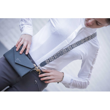 Pochette Pénélope New phone pocket geperforeerd Marine Marineblauw