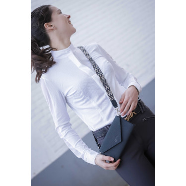 Pochette Pénélope New phone pocket geperforeerd Marine Marineblauw