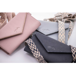 Pochette Pénélope New phone pocket geperforeerd Marine Marineblauw