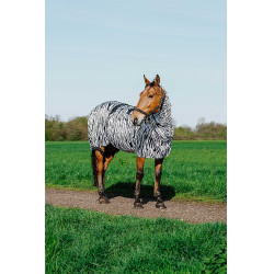 Anti-eczeem deken zebra Riding World Zwarte / witte zebra Motieven