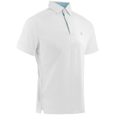 Poloshirt mesh Equithème Edy Wit