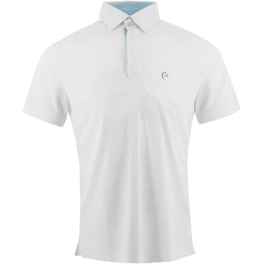 Poloshirt mesh Equithème Edy Wit