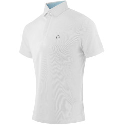 Poloshirt mesh Equithème Edy Wit