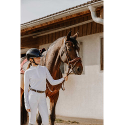 Polo mesh Equithème Buffy Wit