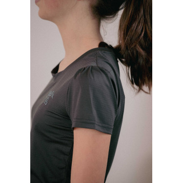 T-shirt Tecty Pénélope korte mouwen Grijs