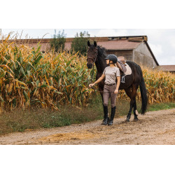 T-shirt Equithème Marion Taupe Bruin