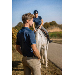 Polo Equithème Eric Marineblauw