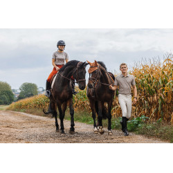 Polo Equithème Eric Taupe Bruin