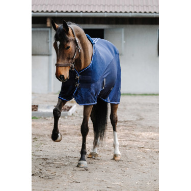 Equithème Classic 3D mesh overhemd Marineblauw Equithème Classic 3D mesh overhemd Marineblauw