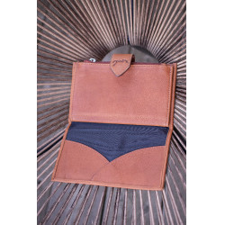 Portefeuille Pénélope Bertille Cognac Bruin