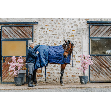 Onderdeken Equithème Classic Marineblauw Onderdeken Equithème Classic Marineblauw