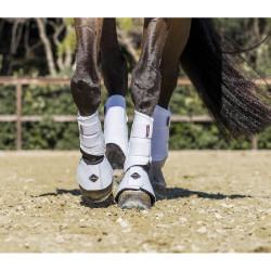 Gesloten ProShell LeMieux peesbeschermers Wit Gesloten ProShell LeMieux peesbeschermers Wit