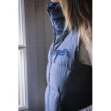 Mouwloze bodywarmer Pénélope Sonia Marineblauw Mouwloze bodywarmer Pénélope Sonia Marineblauw