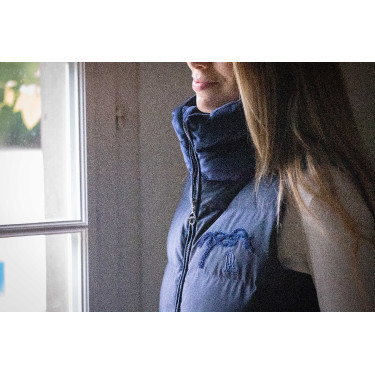 Mouwloze bodywarmer Pénélope Sonia Marineblauw Mouwloze bodywarmer Pénélope Sonia Marineblauw