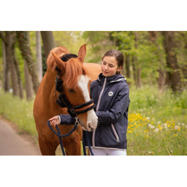 Regenjas Pénélope RainShort Marine Marineblauw