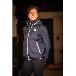 Regenjas Pénélope RainShort Marine Marineblauw