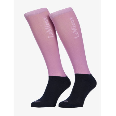 Wedstrijksokken LeMieux Sparkle Kaasjeskruid Violet Wedstrijksokken LeMieux Sparkle Kaasjeskruid Violet