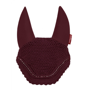 Bonnet anti-mouche LeMieux Acoustic Diamante Bordeaux