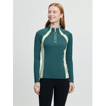 LeMieux ondershirt dames Philippa van meshstof Jungle Groen