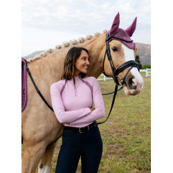 LeMieux ondershirt dames Philippa van meshstof Fondant Roze