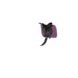 LeMieux Suede Dressage Square Reflective Kaasjeskruid Violet